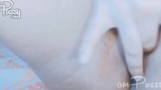 Amateur oriental Vagina Finger Fuck Close-Up