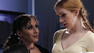 Asshole lesbo Bae tricked a red haired in lesbo 3 way with professor - Liv Revamped, Maya Kendrick, Eliza Ibarra