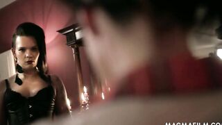 College Girl into heels gets twat toyed by girlfriend
