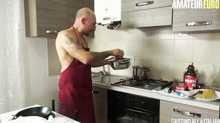 AMATEUREURO - Squirting Older Has Hard Anal at beauty Casting