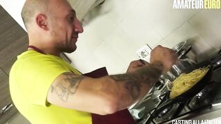 AMATEUREURO - Squirting Older Has Hard Anal at beauty Casting
