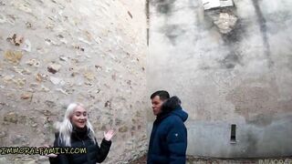 Daddy Dan Surprises Stepson with Penis Crazed Blonde 18 Year Old That Wants To be Tag Teamed!