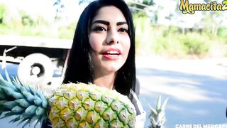 MAMACITAZ - (Devora Robles, Alex Moreno) - Long Oiled Booty Hispanic 18 Year Old Takes A Big Penis Into Her Tight Cunt