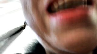 Romantic pov Closeup from a old Russian lovers: a bear and a MILF inside all their glory! ))