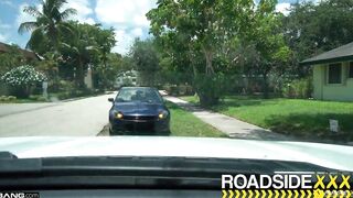 Roadside - BBW Bess Breast Dicked Down By Mechanic's Huge Cock