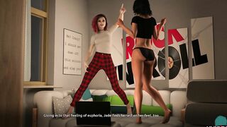 BECOME A ROCKSTAR #105 • Jade blowing Lisas nipples