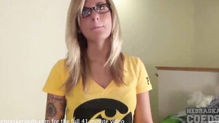 perfect iowa women next door does first time casting couch