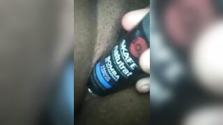 Masturbation with object
