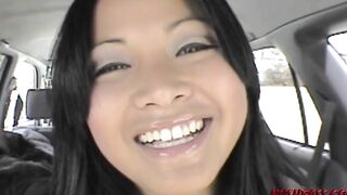 Nineteen year mature Hispanic Angelique is a Roadside Cocksucker