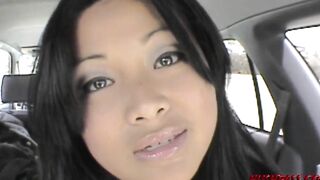Nineteen year mature Hispanic Angelique is a Roadside Cocksucker