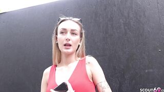GERMAN SCOUT - SLENDER FIT TEENAGERS ELENA LUX PICKED UP AND BANGED RAW
