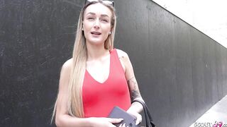 GERMAN SCOUT - SLENDER FIT TEENAGERS ELENA LUX PICKED UP AND BANGED RAW