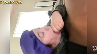 Cheating SLAVE Wifey will do anything her big black dick Bull Demands one
