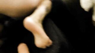 African Husband Enjoying Her Ex-Wife Fucking White Toy
