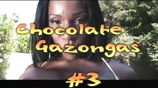 Chocolate Gazongas #3 - Irresistible african cunt with mouth with big super melons are totally willing ready to satisfy any and every man