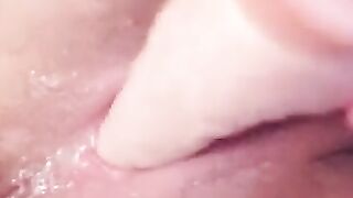 Orgasm with vibrator
