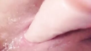 Orgasm with vibrator