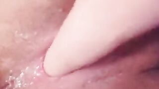 Orgasm with vibrator