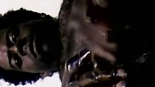 Ebony amateur teases with his big cock and masturbates solo