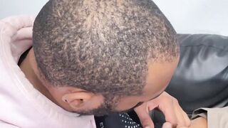 Black businessman foot worshipped and used for foot fucking