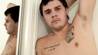 Hot inked guy Eddy Hammer has a massive load to give you