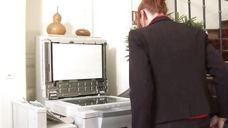 Turned On secretary gets fuck