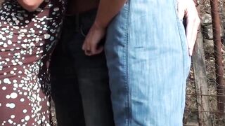 Bi-Curious babes sharing a rough dick