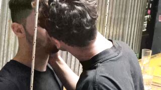Stunning dude Marcos bends over and let Diego Silvero dominate his ass
