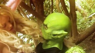 Blonde farry gets banged by masked guy