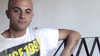 Prior to the POV cumshot a Latino performed bareback doggystyle