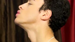 Adorable twink bare fucks his young homo lover