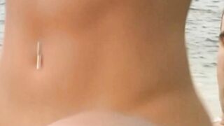 Slender Bombshell gets arse banged on the beach