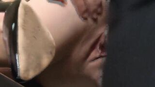 Dark Hair secretary offer bj job under the desk