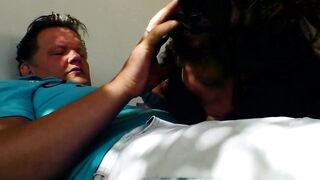 Old woman sucking off dick