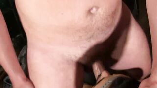 A nice thin dude with a hungry mouth consumes whole blonde Ryan Raz fat cock