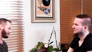 HotFamilyPorn.com - Asher Devin rimmed before intense bareback anal drilling