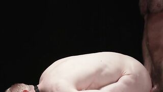 Young twink Jesse Stone screamed as he took the big throbbing cock of muscular Lance