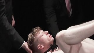 Young twink Jesse Stone screamed as he took the big throbbing cock of muscular Lance