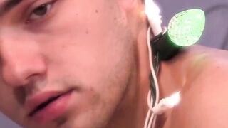 Charming dude Marcus Rivers will make us hard in seconds with his cock wanking skills