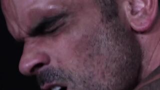 Handsome gay Sean Duran indulges in a hairy ass hole licking