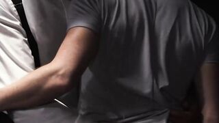 DisposedBoys.com - Sexy Serg Shepard shoots load while getting dildo fucked with dadd