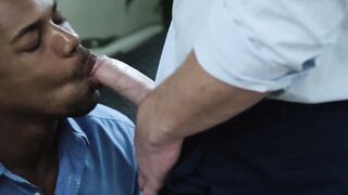 DisruptiveMovie.com - Devin Franco's enormous cock deepthroated by hungry Adrian Hart
