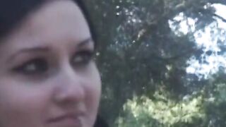 PussyCatsLatex.com - Raven's outdoor latex lesbian toying session