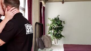 Tattooed Quentin Gainz fucked raw after sixty nine rimming