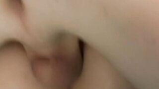 Nerdy young gay Timo Garrett riding big cock after mutual BJ