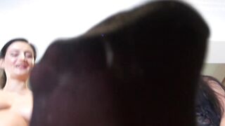 Sinfully lesbians gets arse pounded