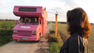 Amateur MILF gets rammed into the vehicle