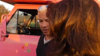 Amateur MILF gets rammed into the vehicle