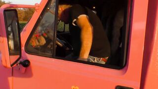 Amateur MILF gets rammed into the vehicle