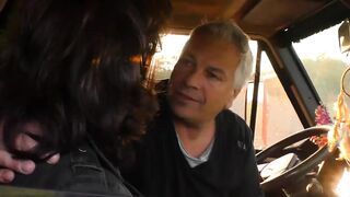 Amateur MILF gets rammed into the vehicle